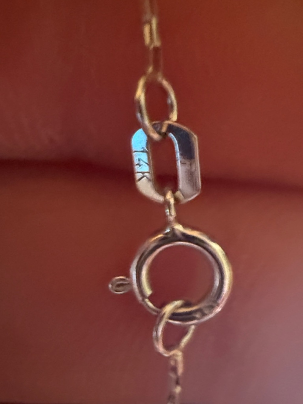 Zales 14k white gold chain necklace with a Diamond 10k White Gold Heart Pendant. - Picture 4 of 9